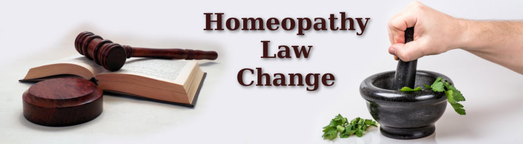 homeopathy law change