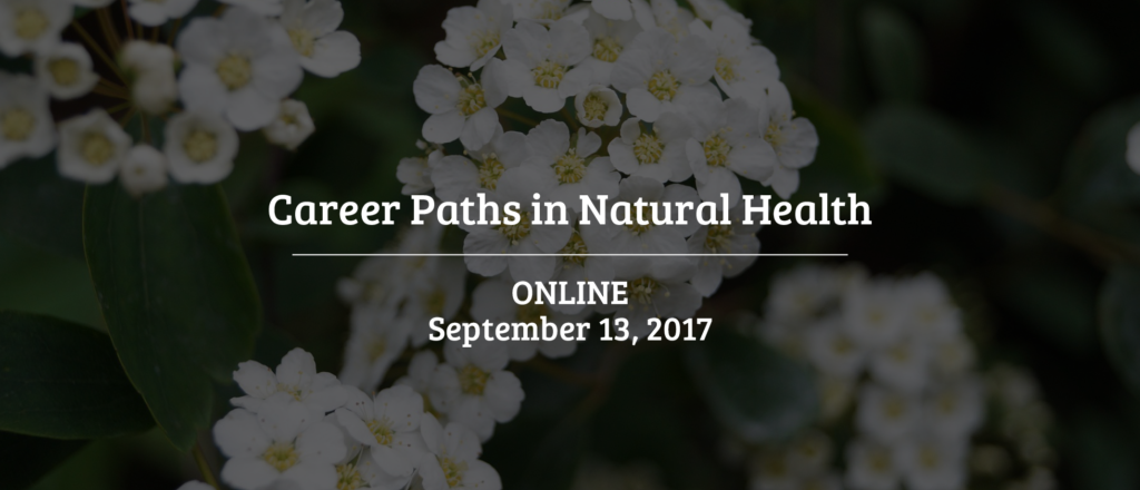 career paths in natural healths