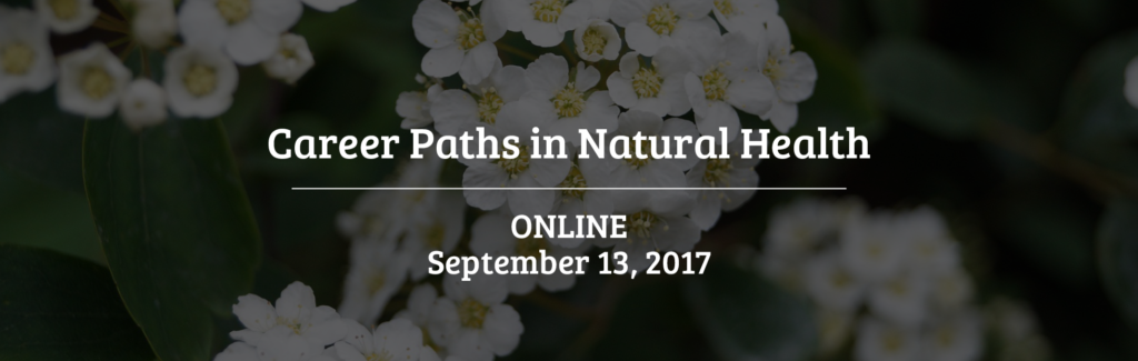 career paths in natural healths