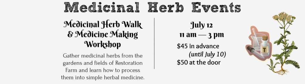 Herb Walk & Medicine Making Funshop @ Restoration Farm NY
