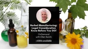 Herbal Manufacturing: Legal Consideration-image