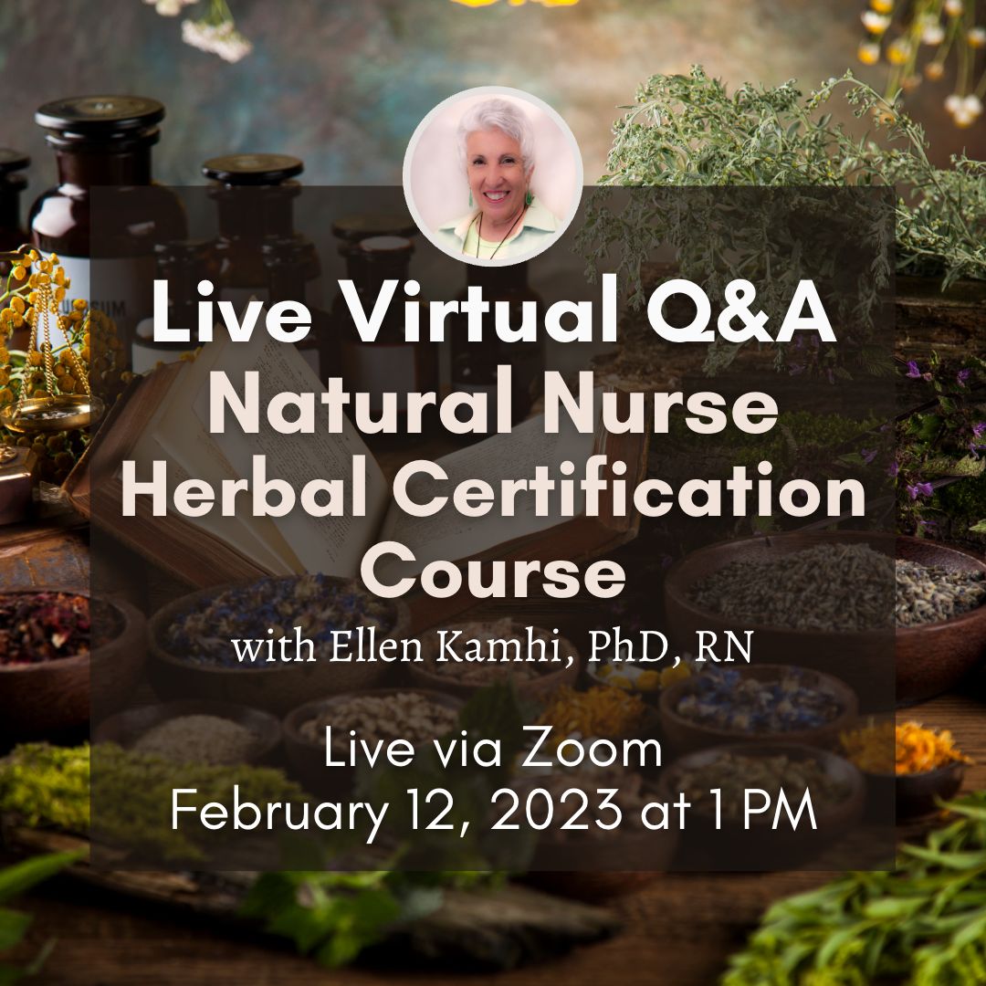 Live Q&A with Ellen Kamhi on Herbal Certification Series