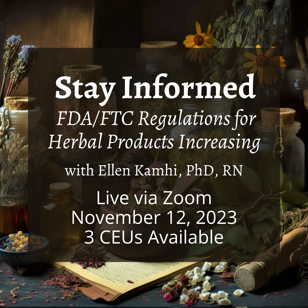 FDA/FTC regulations on natural remedies