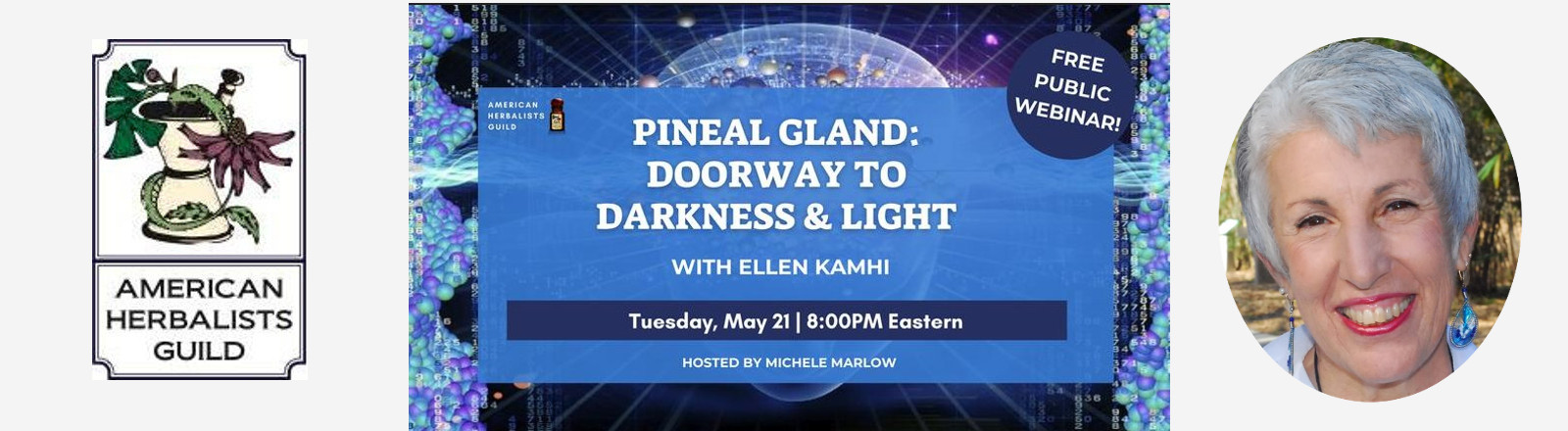 AHG Free Webinar: Pineal Gland with Ellen Kamhi Ph.D.