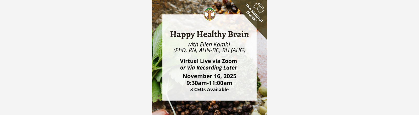 The Heatlhy Happy Brain - FOODS, NUTRIENTS AND HERBS TO HELP SUSTAIN COGNITION, MOOD & MEMORY
