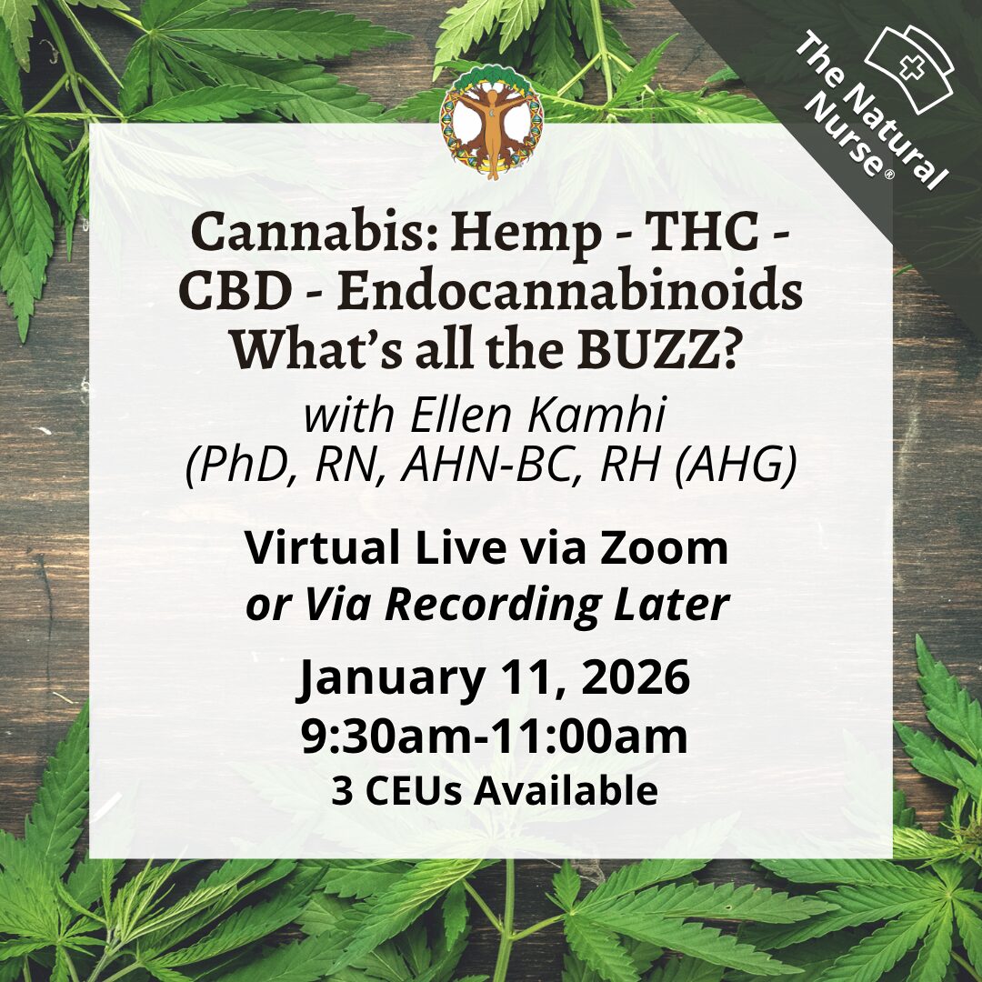 This presentation will provide history and sound scientific data to describe the therapeutic qualities of Cannabis components, including Full Spectrum Hemp, Flower sourced extracts, CBD, THC and more, as well as identifying CB 1 and CB 2 receptor sites and both endogenous and exogenous endocannabinoids. We will include a discussion of the latest FDA regulatory environment by Ellen Kamhi Ph.D. RN RH