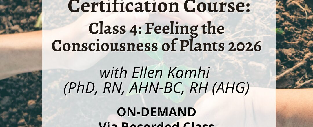 On Demand Class 4 Feeling the Consciousness of Plants 2026