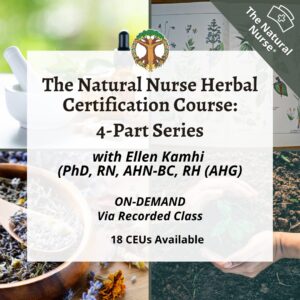 [On Demand] 2026 Natural Nurse Herbal Certification – FULL Course (4 series)-image